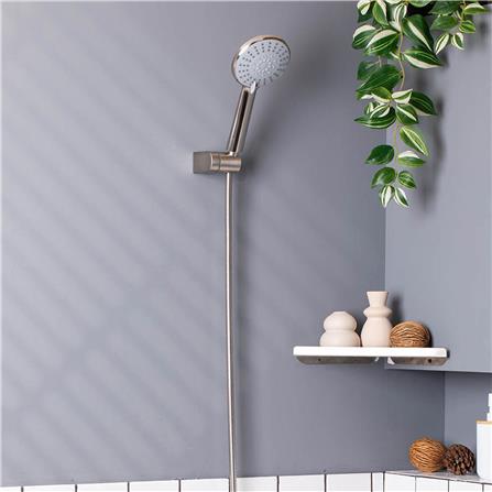 ชุดฝักบัวสายอ่อน 5 ระดับ RASLAND SATIN-4567 สเตนเลส_3