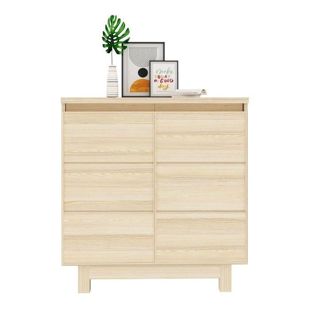 ตู้เตี้ยบานเปิด KONCEPT HAKONE 80 ซม. สีแคนยอนโอ๊ค