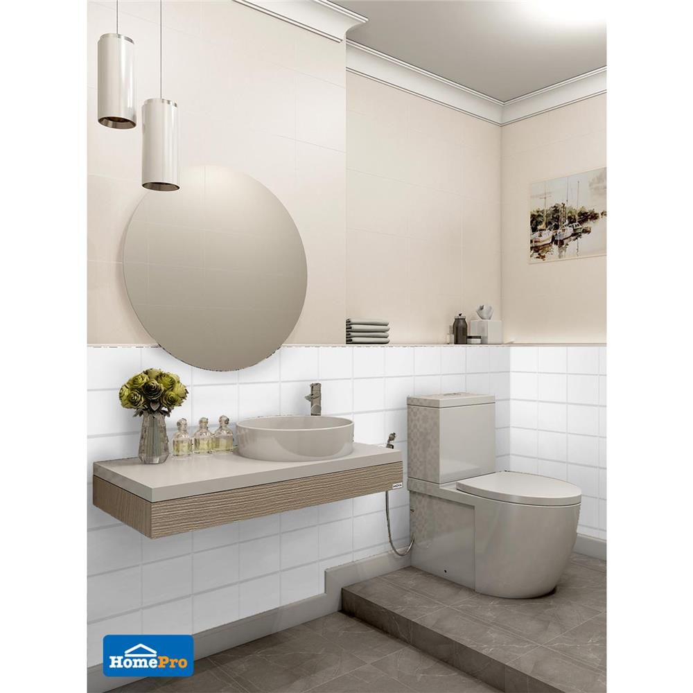 กระเบื้องผนัง 30x45 ซม. TARA มาลีรีน ไวท์ 0.81M2