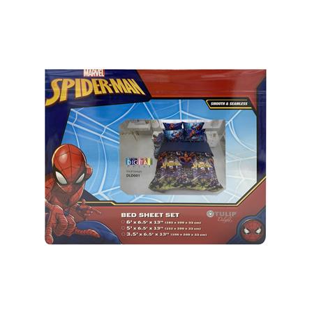ชุดผ้าปูที่นอน 5 ฟุต 5 ชิ้น TULIP SPIDERMAN 60112-DLD001_3