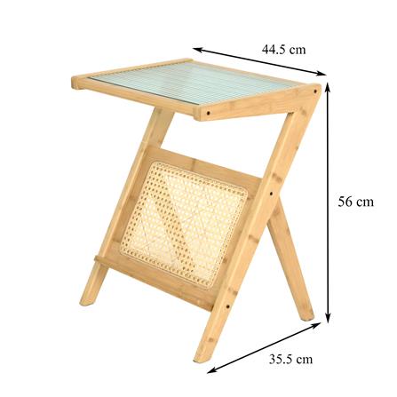 โต๊ะข้าง FURDINI MORI สีไม้ธรรมชาติ_9