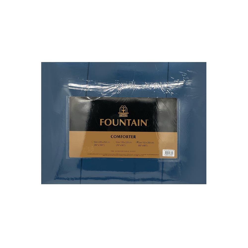 ผ้านวม FOUNTAIN COLOR 70202BLUE02 60X80 นิ้ว