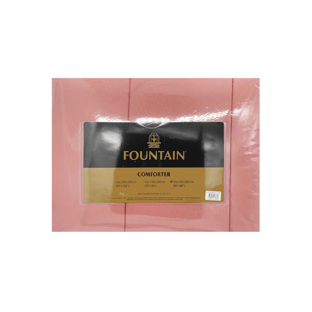 ผ้านวม FOUNTAIN COLOR 70202OLDROSE 60X80 นิ้ว