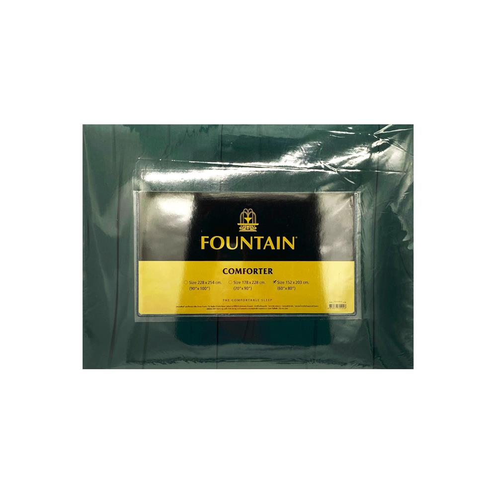 ผ้านวม FOUNTAIN COLOR 70202GREEN03 60X80 นิ้ว