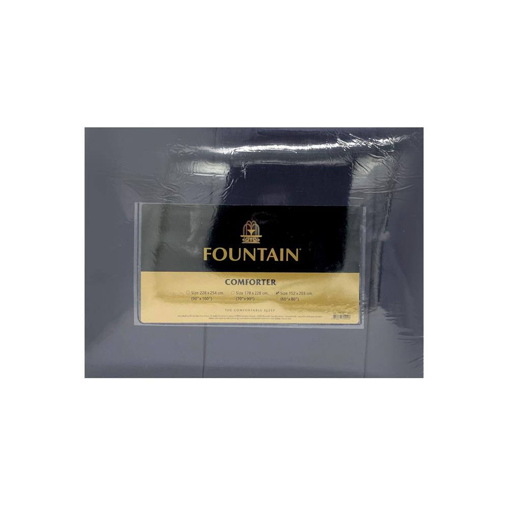 ผ้านวม FOUNTAIN COLOR 70202GRAY04 60X80 นิ้ว