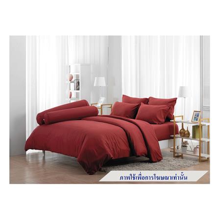 ชุดผ้าปูที่นอน 3.5 ฟุต 3 ชิ้น FOUNTAIN COLOR 70103RED03