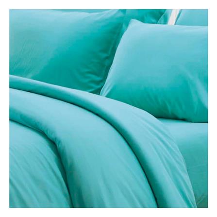 ชุดผ้าปูที่นอน 6 ฟุต 5 ชิ้น FOUNTAIN COLOR 70101TURQUOISE_1