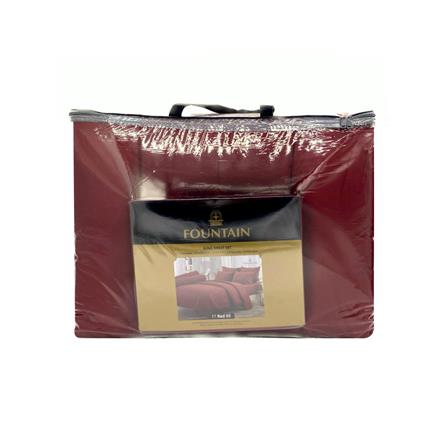 ชุดผ้าปูที่นอน 6 ฟุต 6 ชิ้น FOUNTAIN COLOR 70201-FT RED03_3