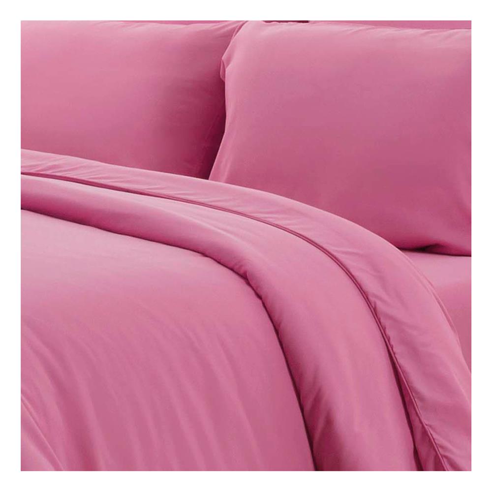 ชุดผ้าปูที่นอน 6 ฟุต 5 ชิ้น FOUNTAIN COLOR 70101PINK02