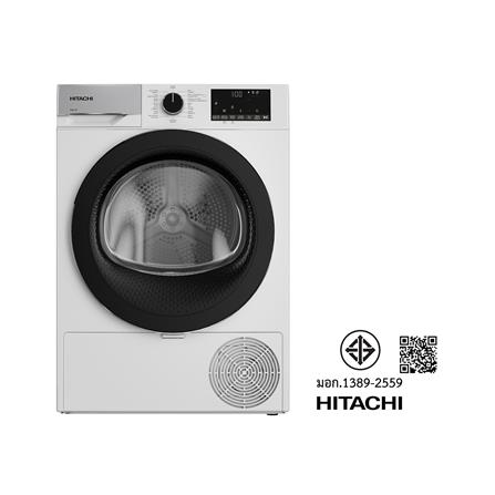 เครื่องอบผ้าฝาหน้า HITACHI TD90YFE 9 กก. สีขาว_4
