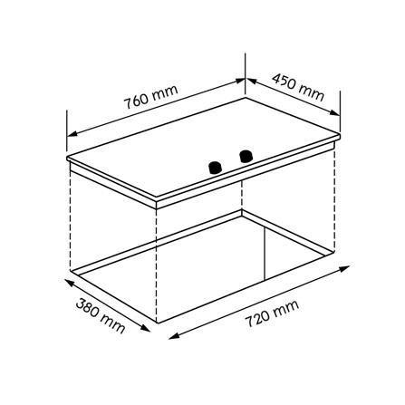 เตาฝัง+เครื่องดูดควัน AXIA SBL76-2G+HERO BLACK90_4