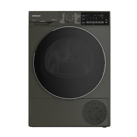 เครื่องอบผ้าฝาหน้า HITACHI TD100XFVEM 10 กก. สีเทาภูเขาไฟ