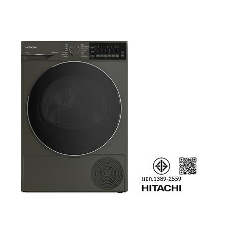 เครื่องอบผ้าฝาหน้า HITACHI TD100XFVEM 10 กก. สีเทาภูเขาไฟ_3