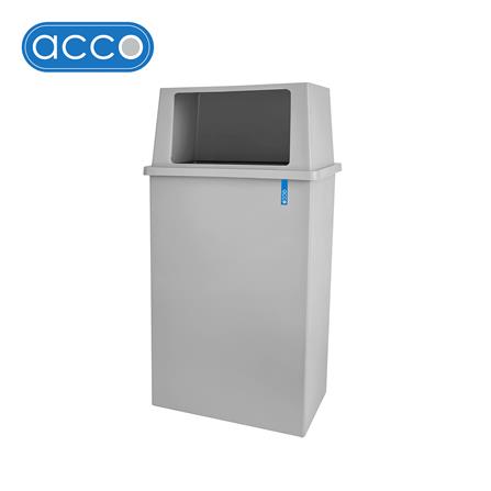 ถังขยะเหลี่ยม ACCO 40 ลิตร สีเทาอ่อน_0