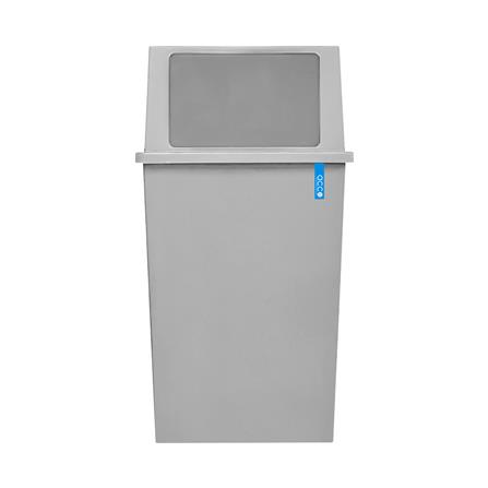 ถังขยะเหลี่ยม ACCO 40 ลิตร สีเทาอ่อน_1