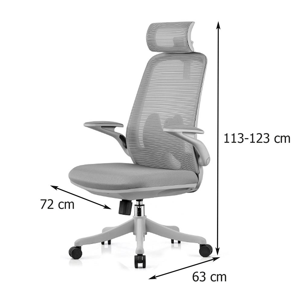 เก้าอี้สำนักงาน FURDINI RAPTER HL2022-A NET สีเทา