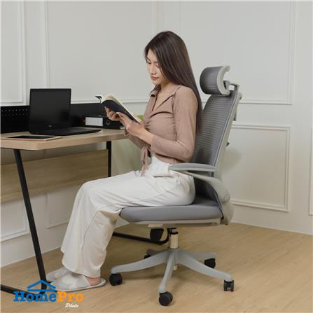 เก้าอี้สำนักงาน FURDINI RAPTER HL2022-A NET สีเทา_9