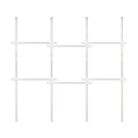 ราวแขวนผ้า 6 ราวแขวน TUGU R01PW สีขาว_0