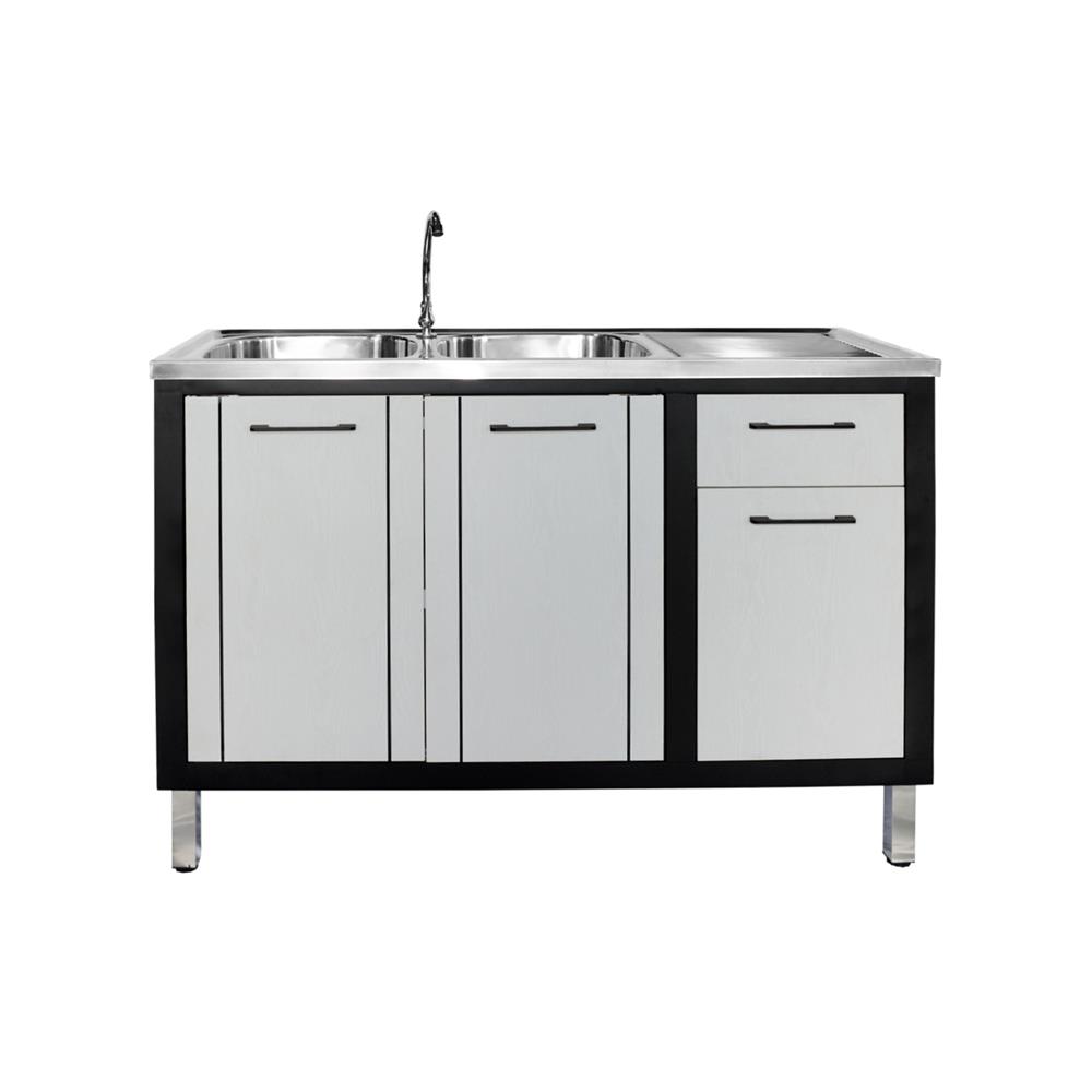 ตู้ตั้งพื้น CABIN HARVIN 2 หลุม 1 ที่พัก 120x85x50 ซม. สีเทา