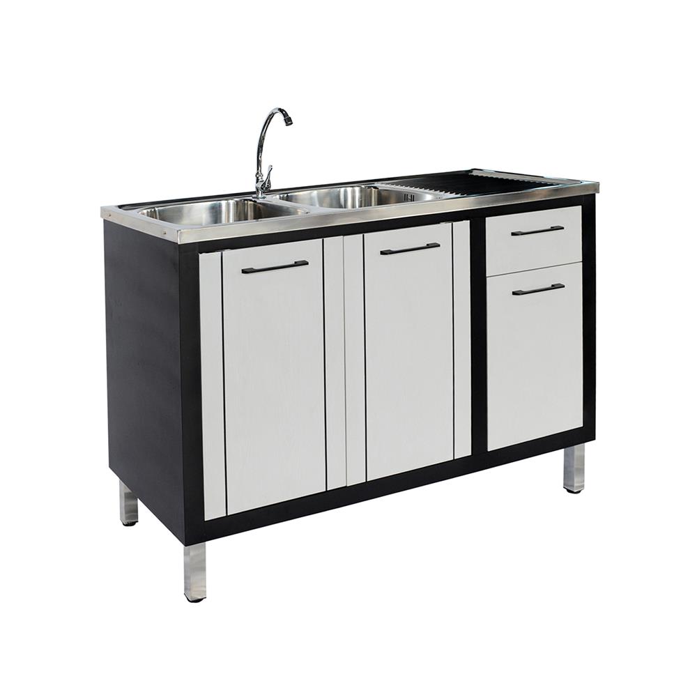 ตู้ตั้งพื้น CABIN HARVIN 2 หลุม 1 ที่พัก 120x85x50 ซม. สีเทา