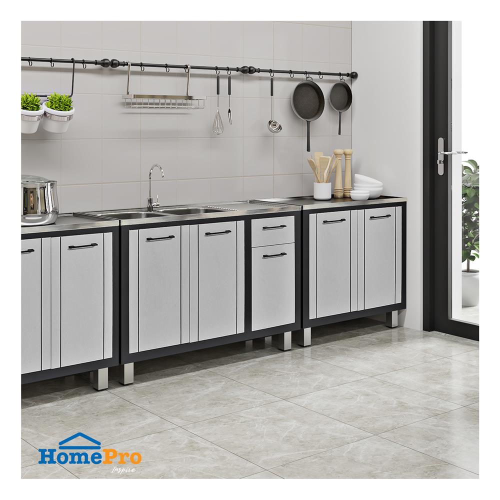 ตู้ตั้งพื้น CABIN HARVIN 2 หลุม 1 ที่พัก 120x85x50 ซม. สีเทา