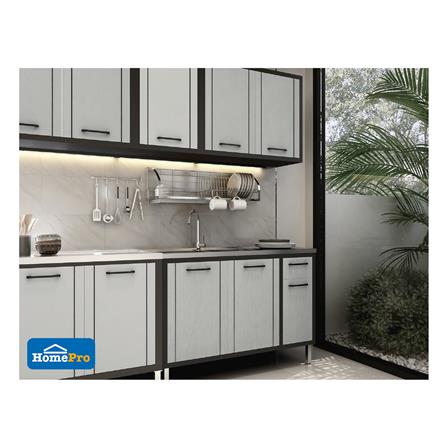 ตู้ตั้งพื้น CABIN HARVIN 2 หลุม 1 ที่พัก 120x85x50 ซม. สีเทา_6