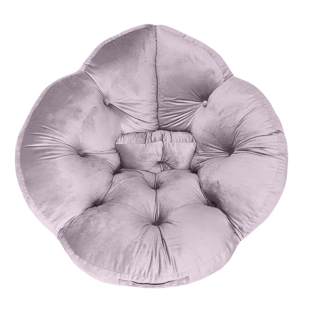 เบาะรองนั่ง HOME LIVING STYLE FLOWER 34x43 นิ้ว สีม่วง