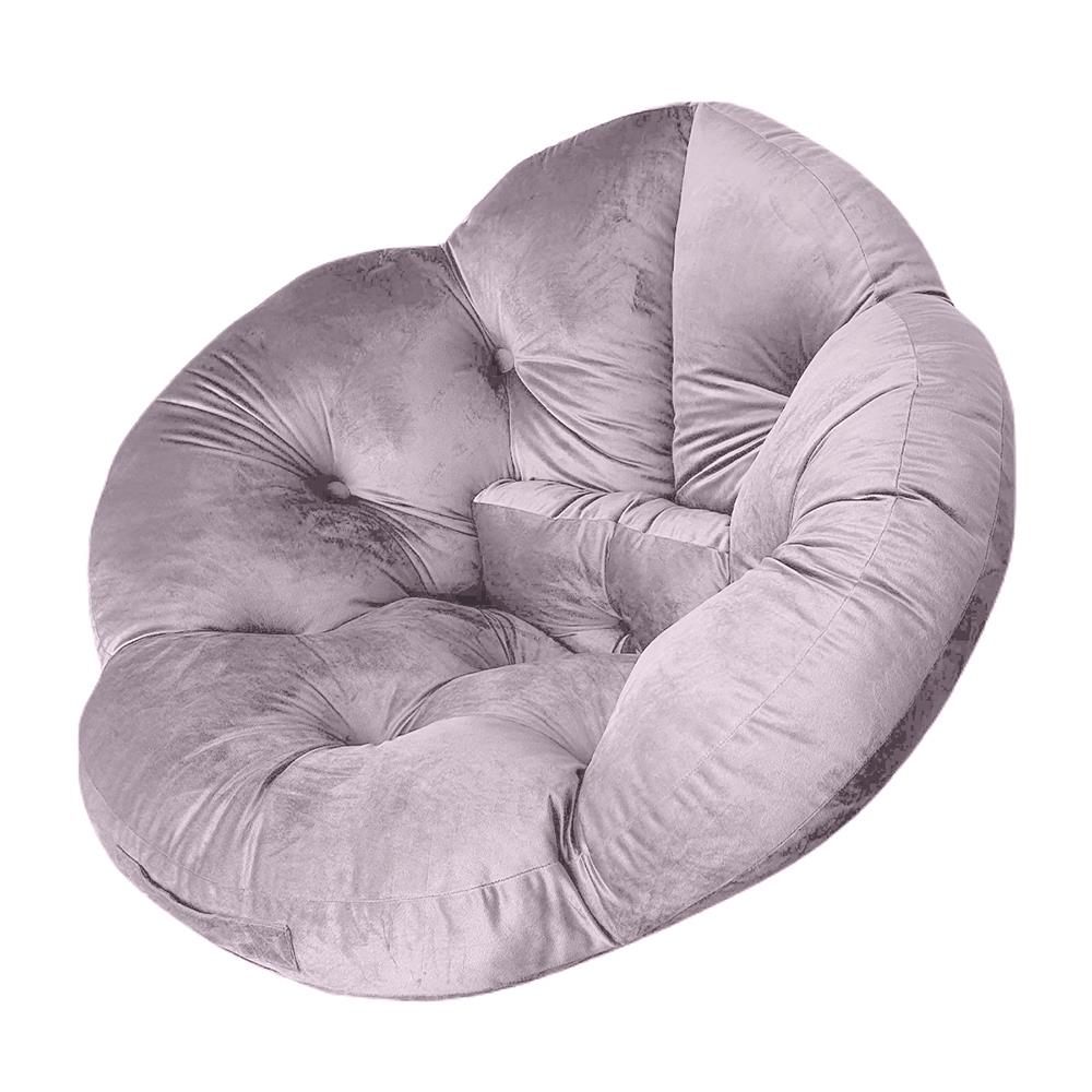 เบาะรองนั่ง HOME LIVING STYLE FLOWER 34x43 นิ้ว สีม่วง