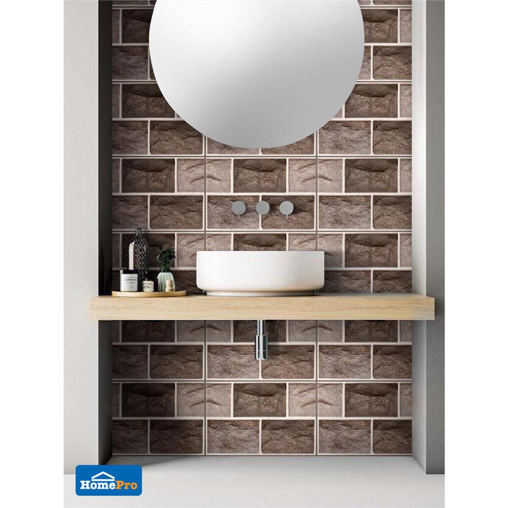 กระเบื้องผนัง 30x45 ซม. TARA อะพาไทต์สโตน น้ำตาล 0.81 ตร.ม.