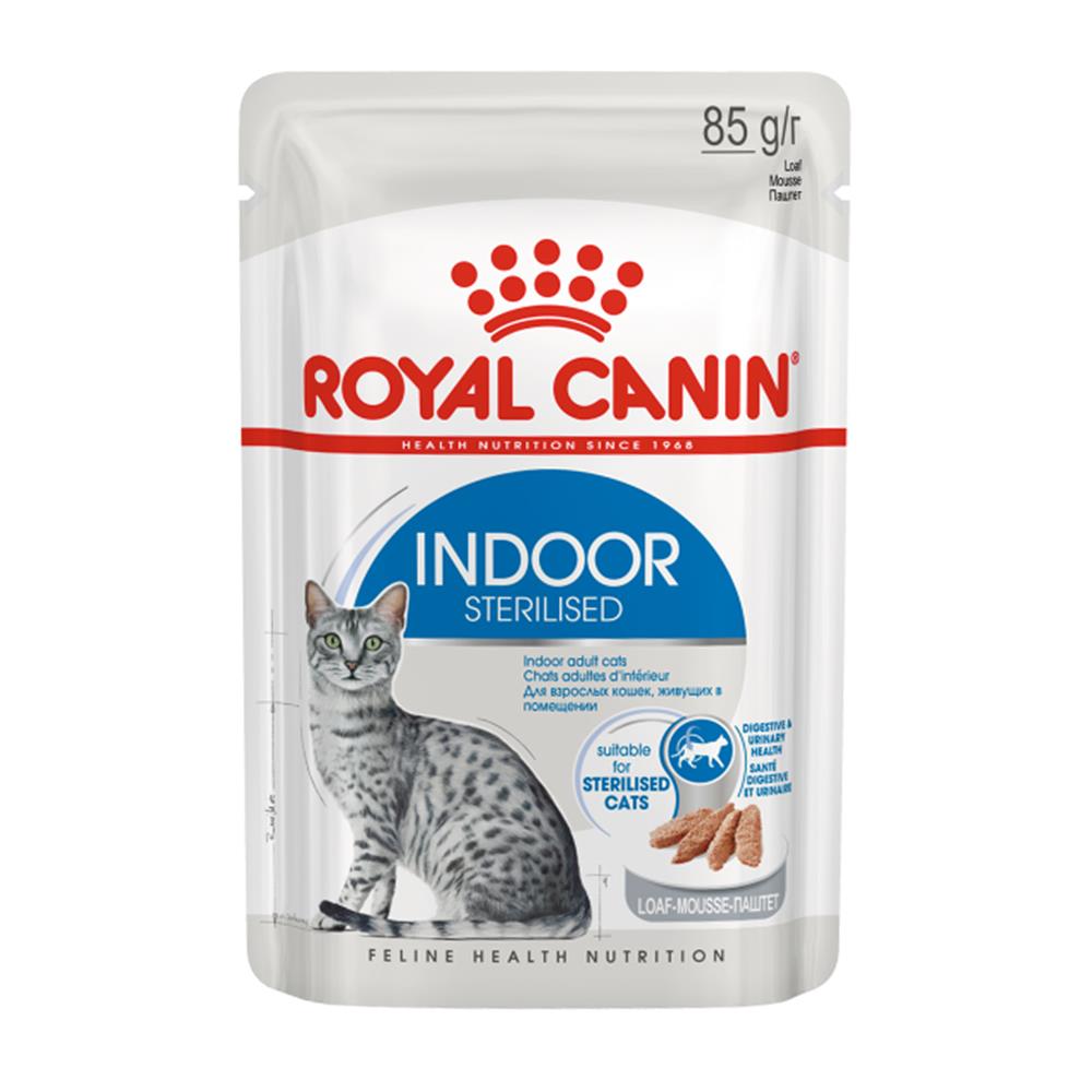 อาหารเปียกแมว ROYAL CANIN INDOOR STERILISED LOAF 85 ก.