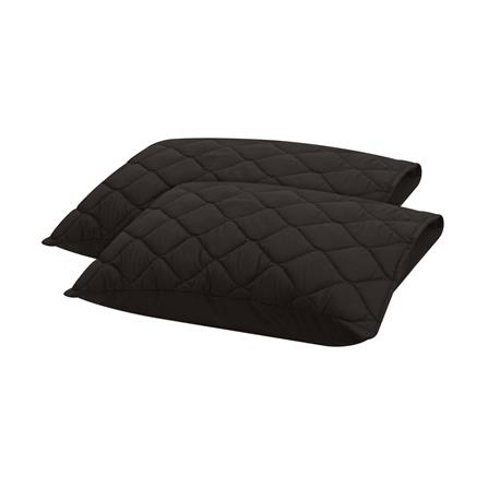 ปลอกหมอนหนุนกันเปื้อน PICASSO SMILE สี BROWN แพ็ก 2 ชิ้น