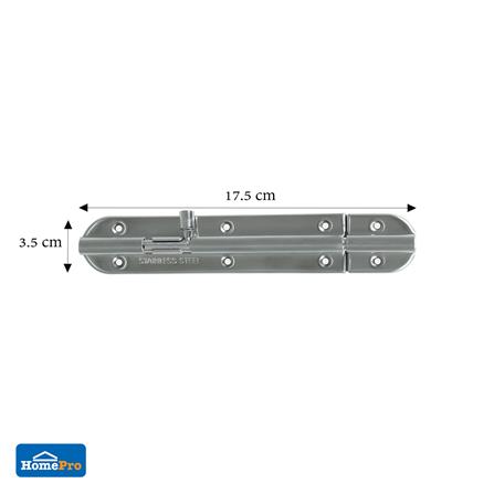 กลอนทั่วไป AZLE 6 นิ้ว สีสเตนเลส (แพ็ก 3 ชิ้น)_3