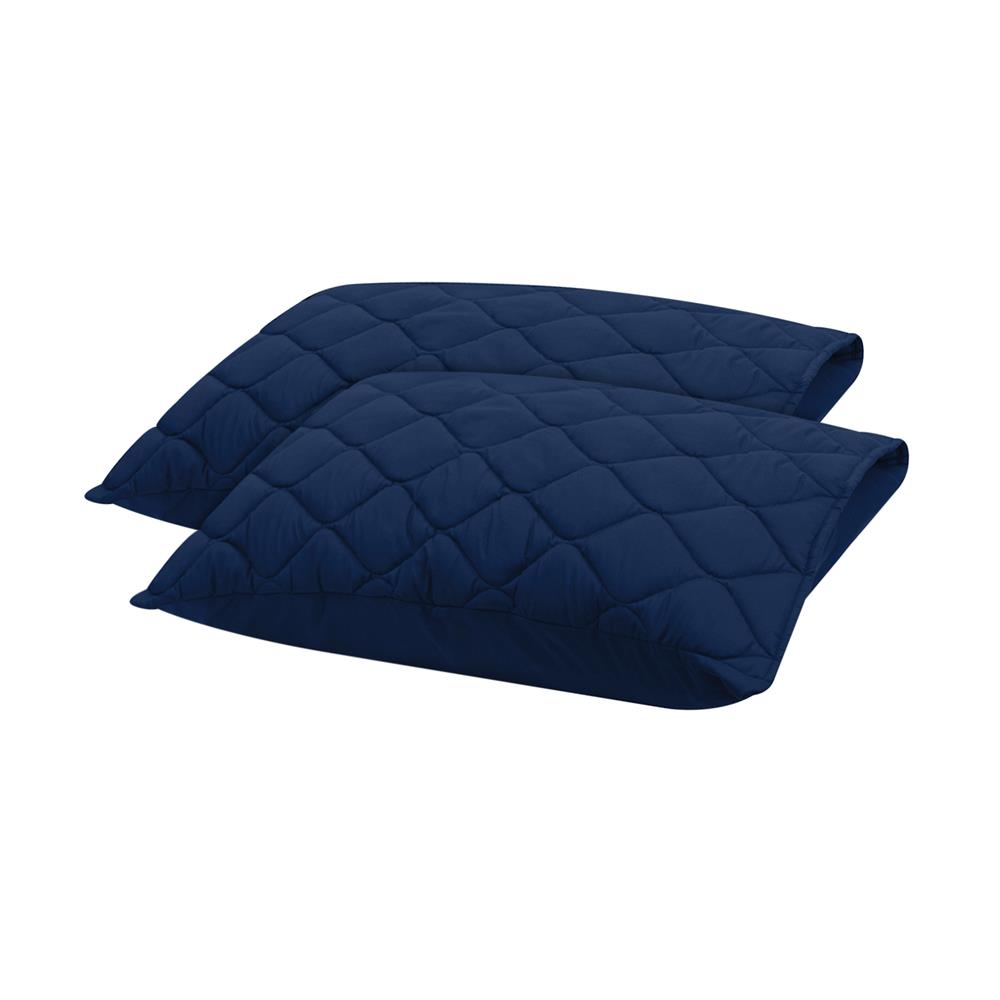 ปลอกหมอนหนุนกันเปื้อน PICASSO SMILE สี NAVY แพ็ก 2 ชิ้น