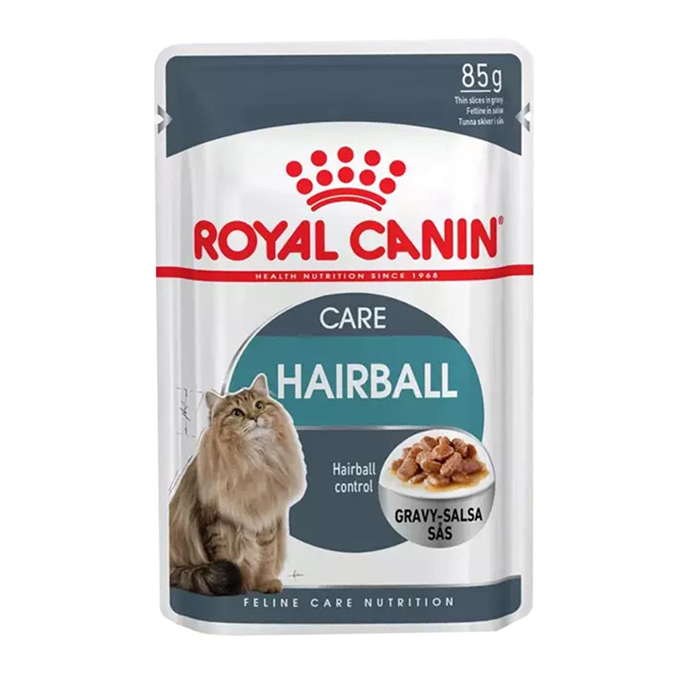 อาหารเปียกแมว ROYAL CANIN HAIRBALL CARE GRAVY 85 ก.