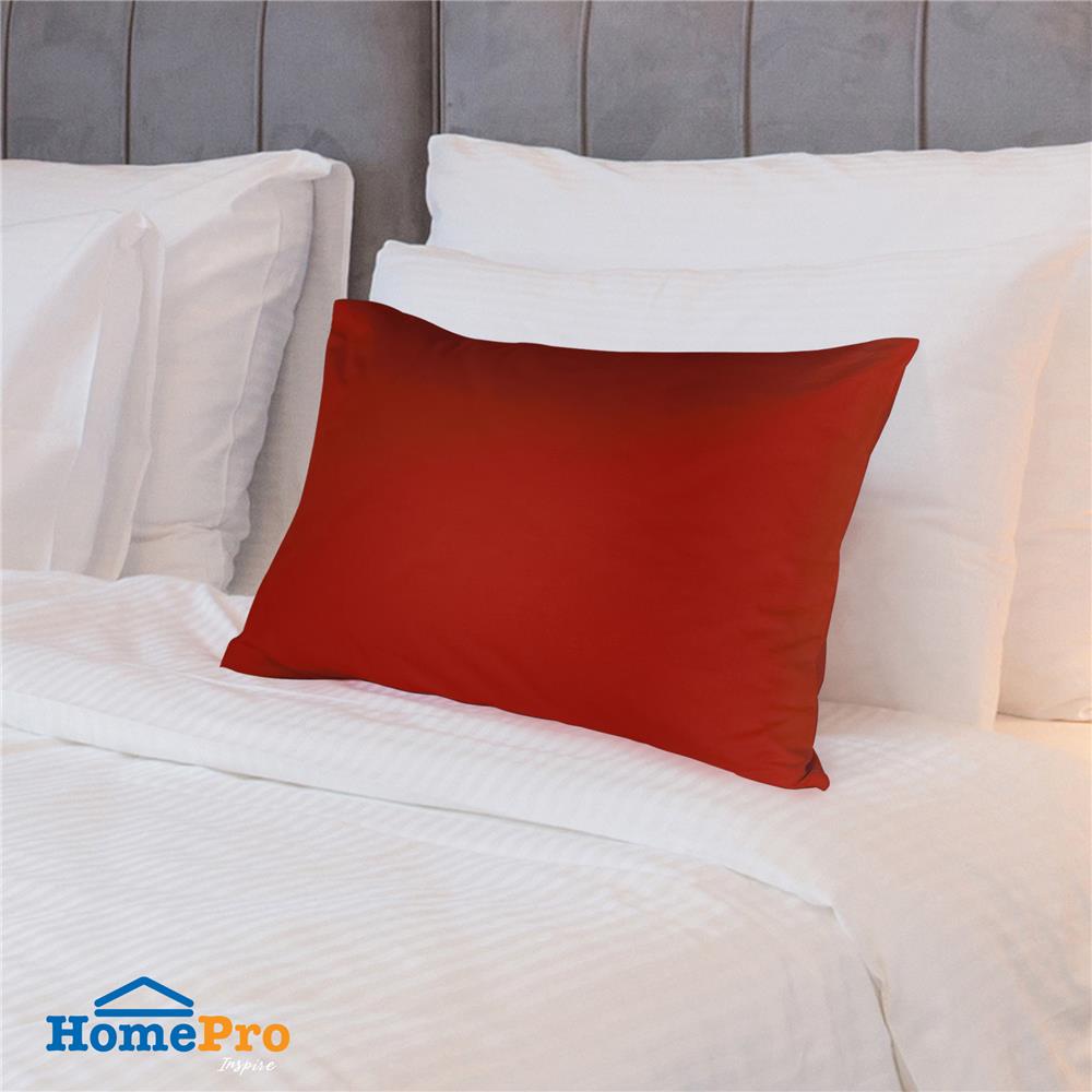 หมอนหนุน ใยสังเคราะห์ ME LIVING 17x27 นิ้ว สีแดง