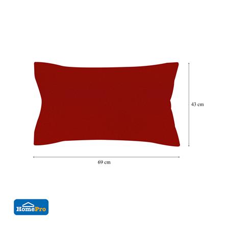 หมอนหนุน ใยสังเคราะห์ ME LIVING 17x27 นิ้ว สีแดง_6