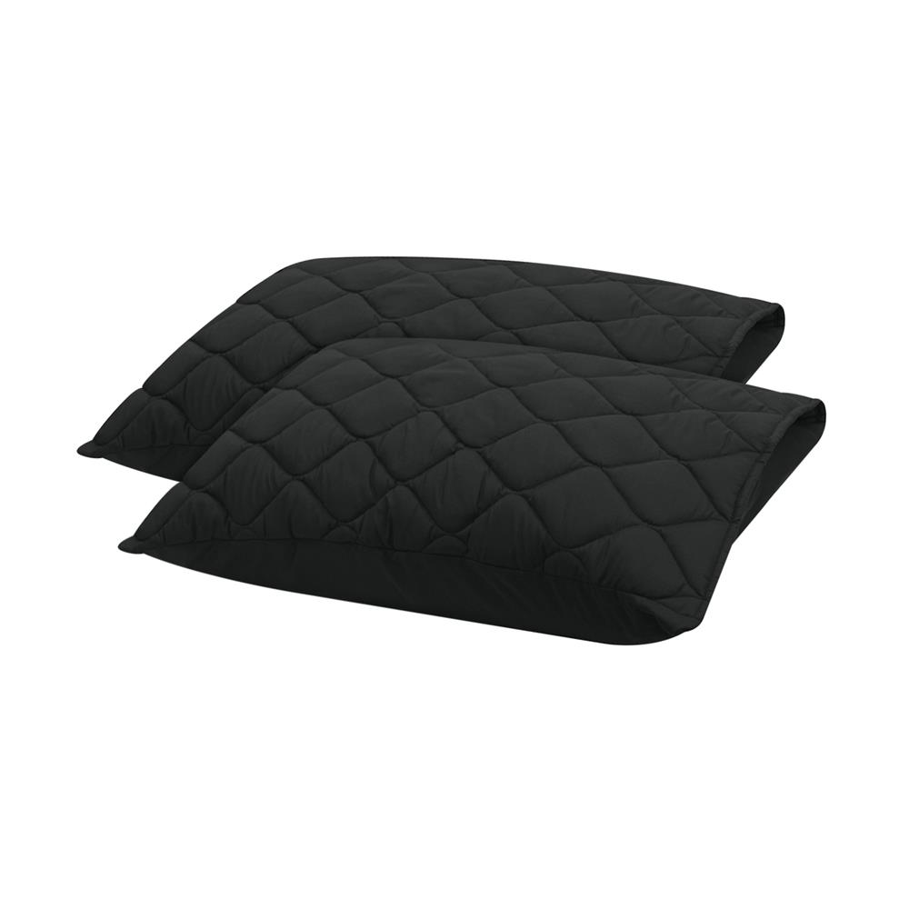 ปลอกหมอนหนุนกันเปื้อน PICASSO SMILE สี DARK GREY แพ็ก 2 ชิ้น