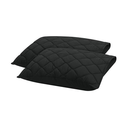 ปลอกหมอนหนุนกันเปื้อน PICASSO SMILE สี DARK GREY แพ็ก 2 ชิ้น_0