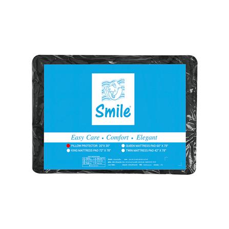 ปลอกหมอนหนุนกันเปื้อน PICASSO SMILE สี DARK GREY แพ็ก 2 ชิ้น_5