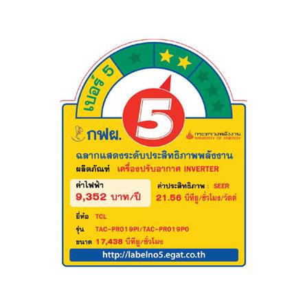 แอร์ผนัง TCL TAC-PRO19P 17438 บีทียู อินเวอร์เตอร์_3
