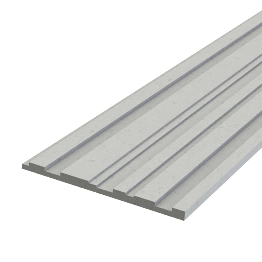 ไม้ตกแต่ง เซาะร่อง ตราเพชร TEMPO 1.2x20x300 ซม. สีขาว