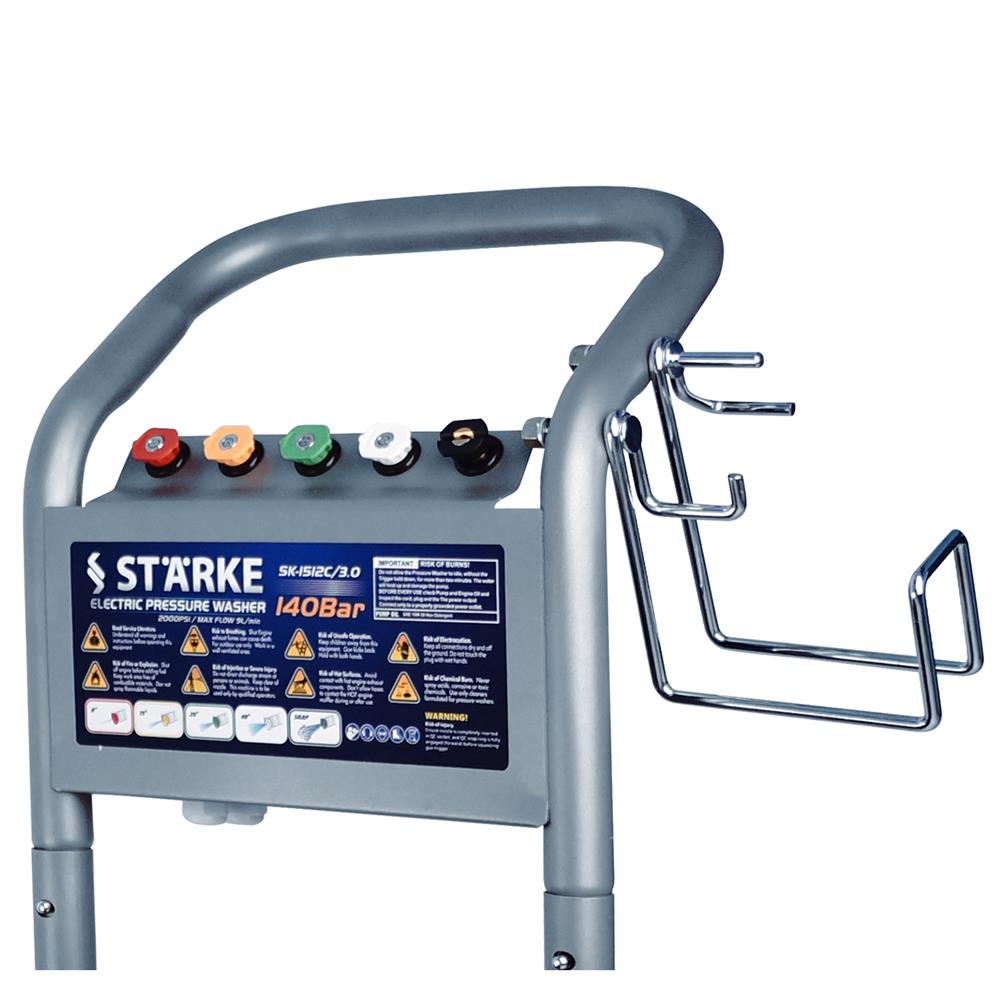 เครื่องฉีดน้ำแรงดันสูง STARKE SK-1512C 3HP 140 บาร์ 220 โวลต์ (INDUCTION MOTOR)