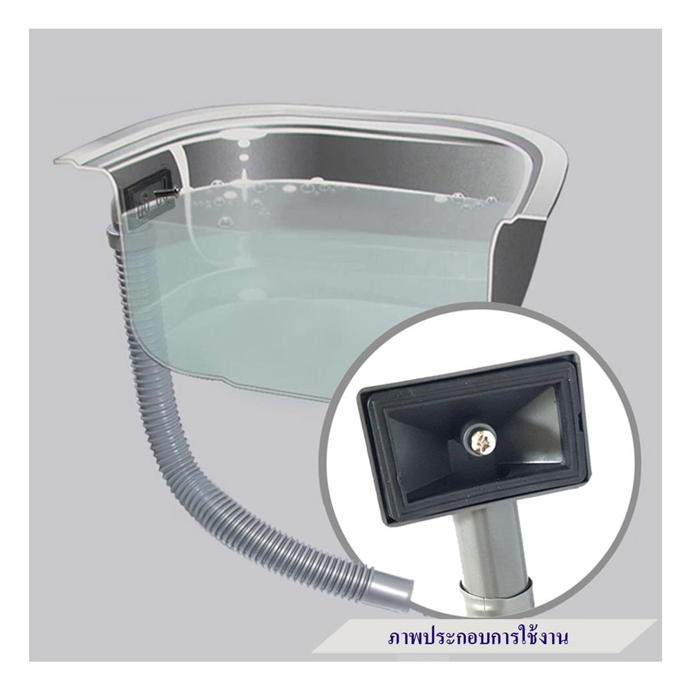 ท่อน้ำล้น PARNO AC02 0.65 เมตร สีเทา