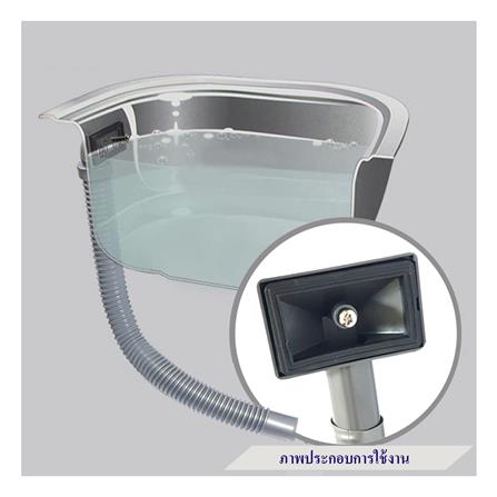 ท่อน้ำล้น PARNO AC02 0.65 เมตร สีเทา_3