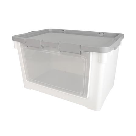 กล่องเก็บของฝาหน้า STACKO VIVE 62X41.7X36.9 ซม. สีขาว_0