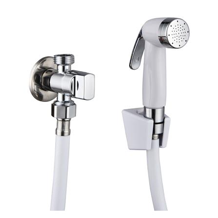 สายฉีดชำระครบชุด RASLAND VALET123 สีขาว