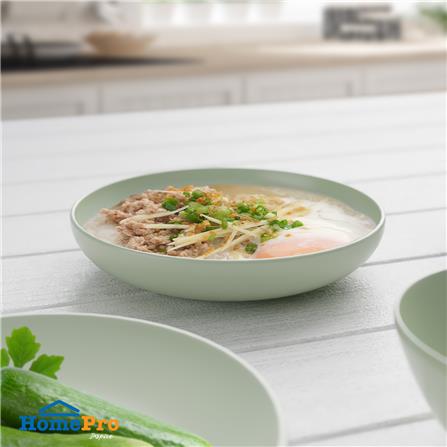 จานบัวลึกเซรามิก 9 นิ้ว KECH LANZO GREEN_3