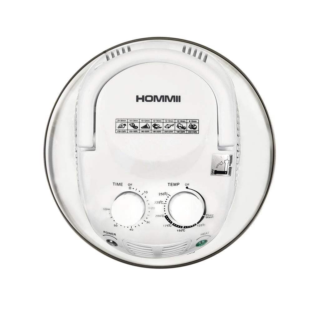 หม้ออบลมร้อน HOMMII HB-8015 12 ลิตร สีขาว