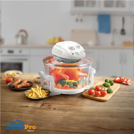 หม้ออบลมร้อน HOMMII HB-8015 12 ลิตร สีขาว_4