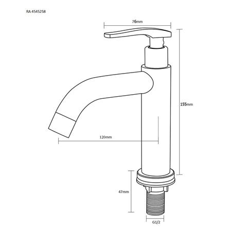 ก๊อกอ่างล้างหน้า RASLAND RA 4545258_5
